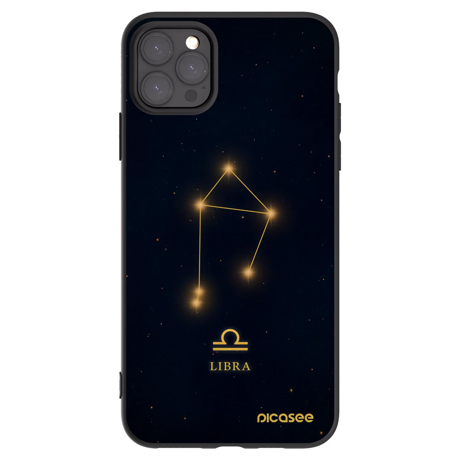 Picasee fekete szilikon tok az alábbi mobiltelefonokra Apple iPhone 11 Pro Max - LIBRA
