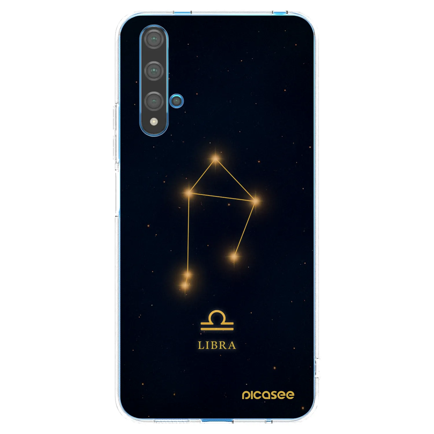 Picasee átlátszó szilikon tok az alábbi mobiltelefonokra Huawei Nova 5T - LIBRA