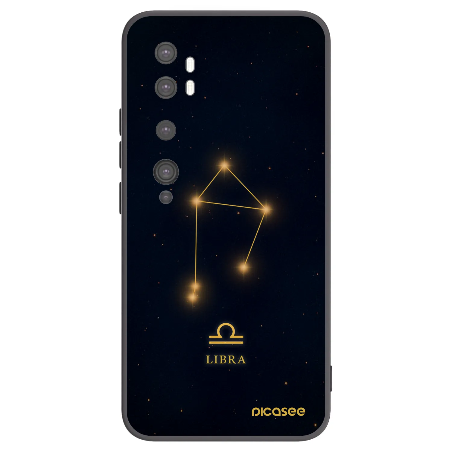 Picasee fekete szilikon tok az alábbi mobiltelefonokra Xiaomi Mi Note 10 (Pro) - LIBRA