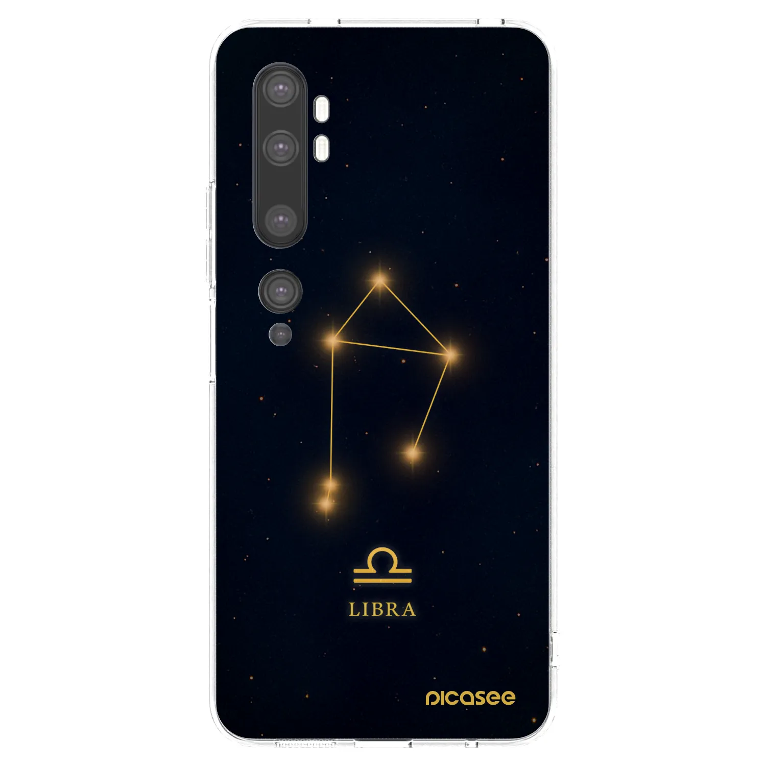 Picasee átlátszó szilikon tok az alábbi mobiltelefonokra Xiaomi Mi Note 10 (Pro) - LIBRA