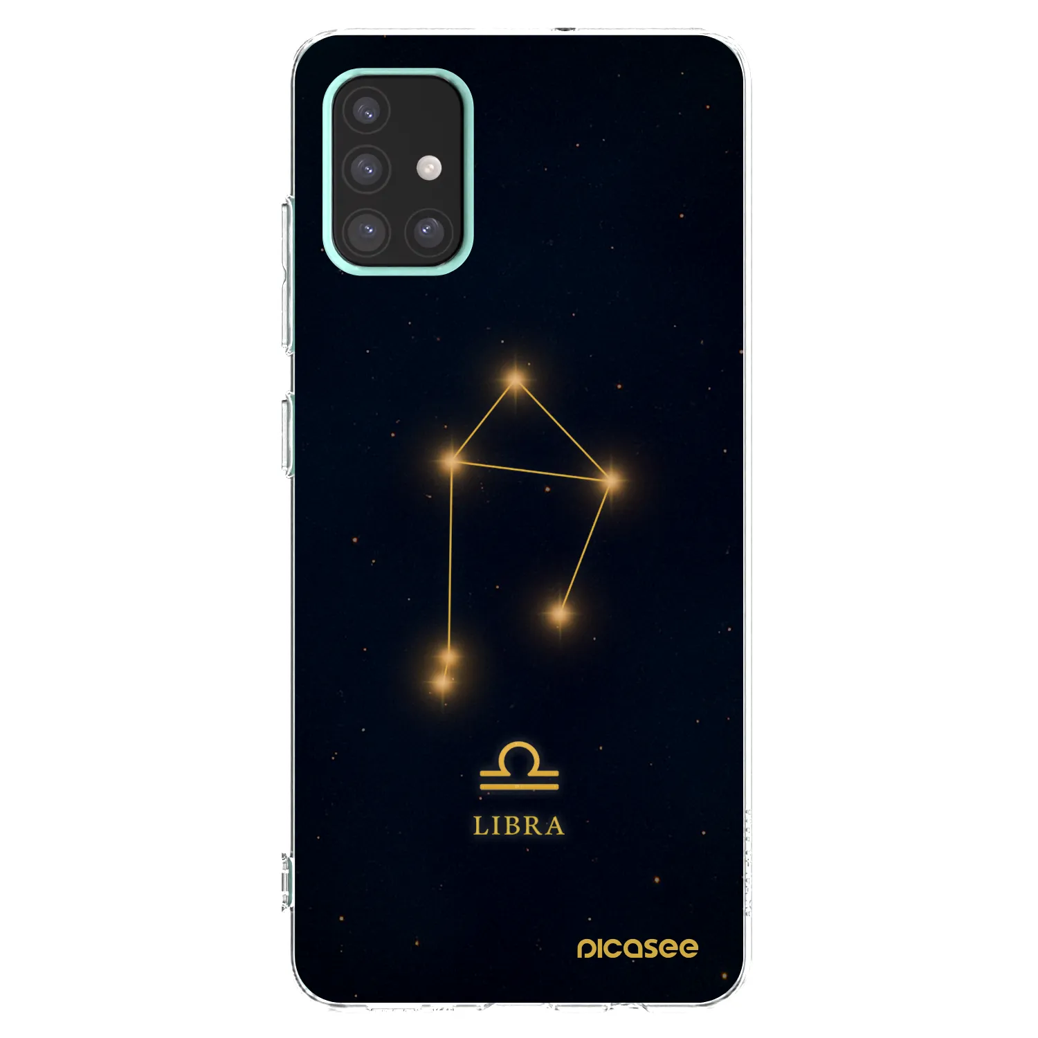 Picasee átlátszó szilikon tok az alábbi mobiltelefonokra Samsung Galaxy A51 A515F - LIBRA