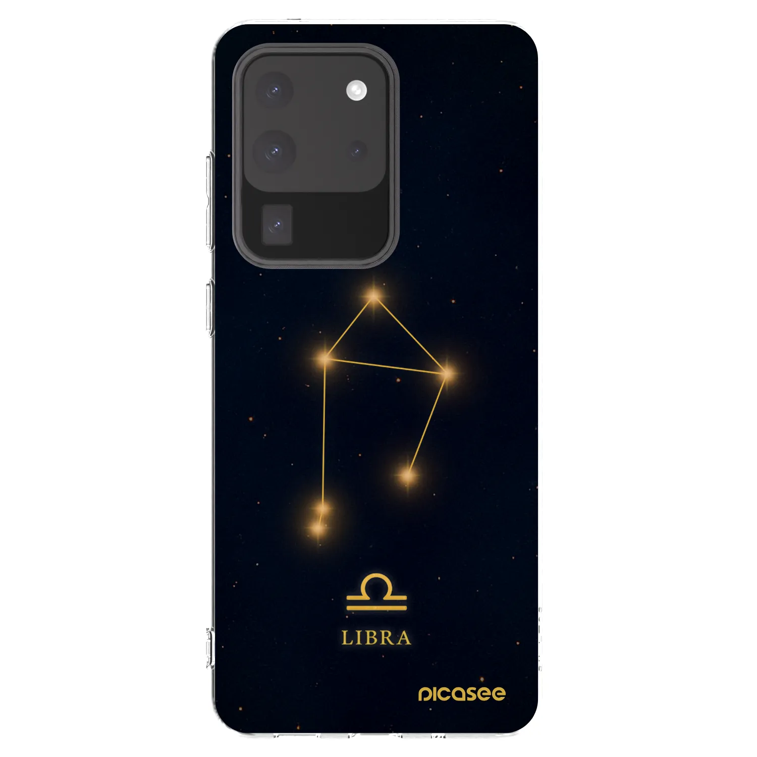 Picasee átlátszó szilikon tok az alábbi mobiltelefonokra Samsung Galaxy S20 Ultra 5G G988F - LIBRA