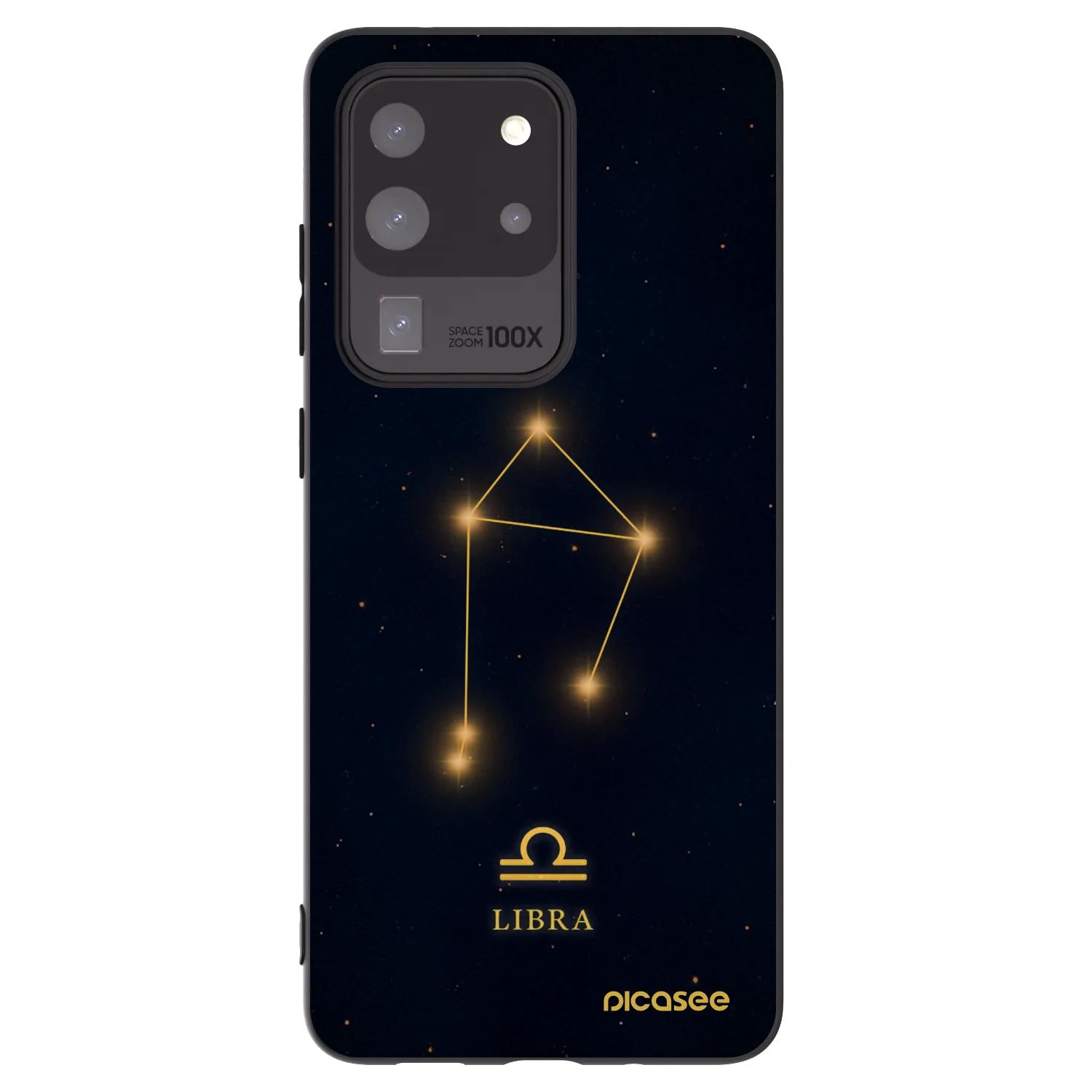 Picasee fekete szilikon tok az alábbi mobiltelefonokra Samsung Galaxy S20 Ultra 5G G988F - LIBRA