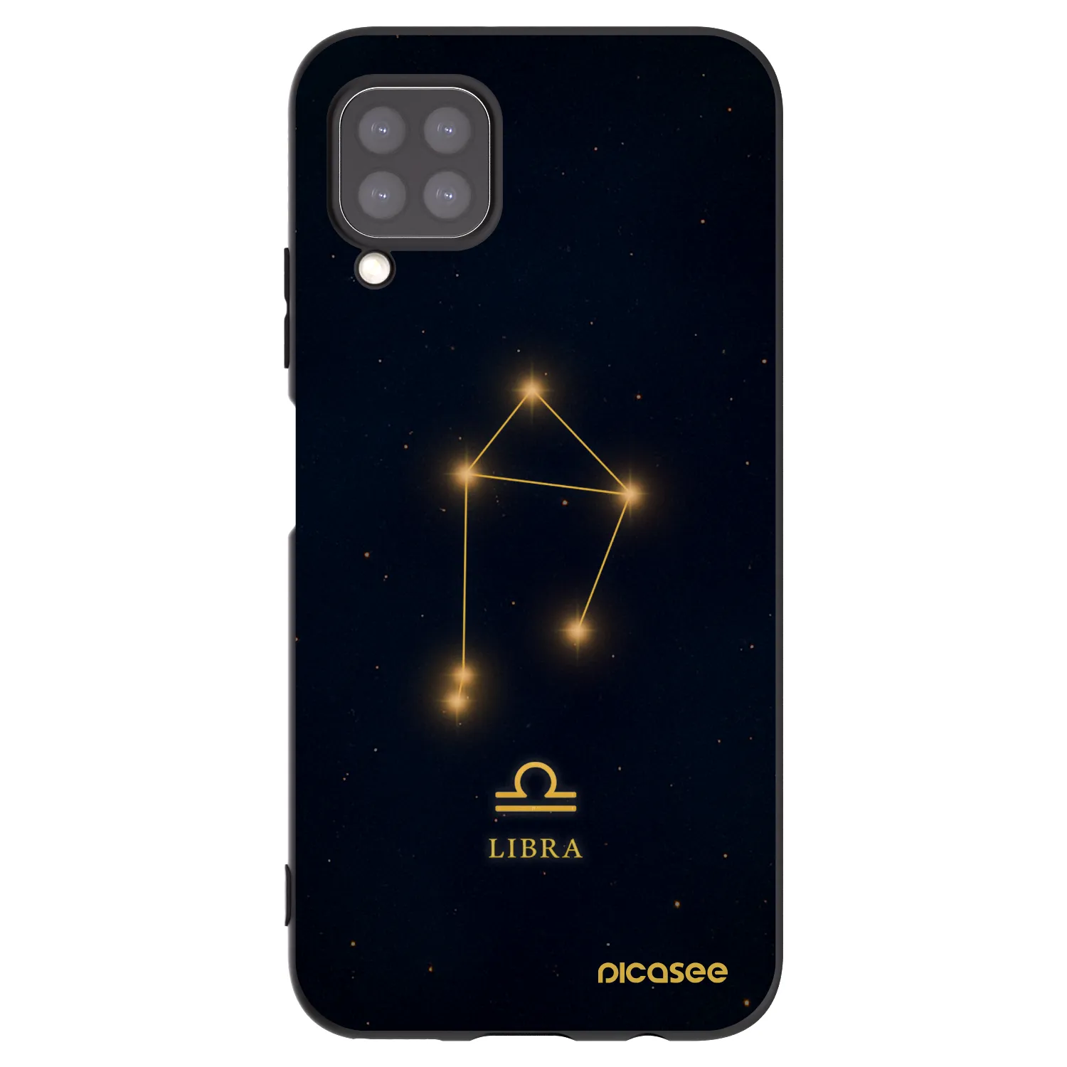 Picasee fekete szilikon tok az alábbi mobiltelefonokra Huawei P40 Lite - LIBRA