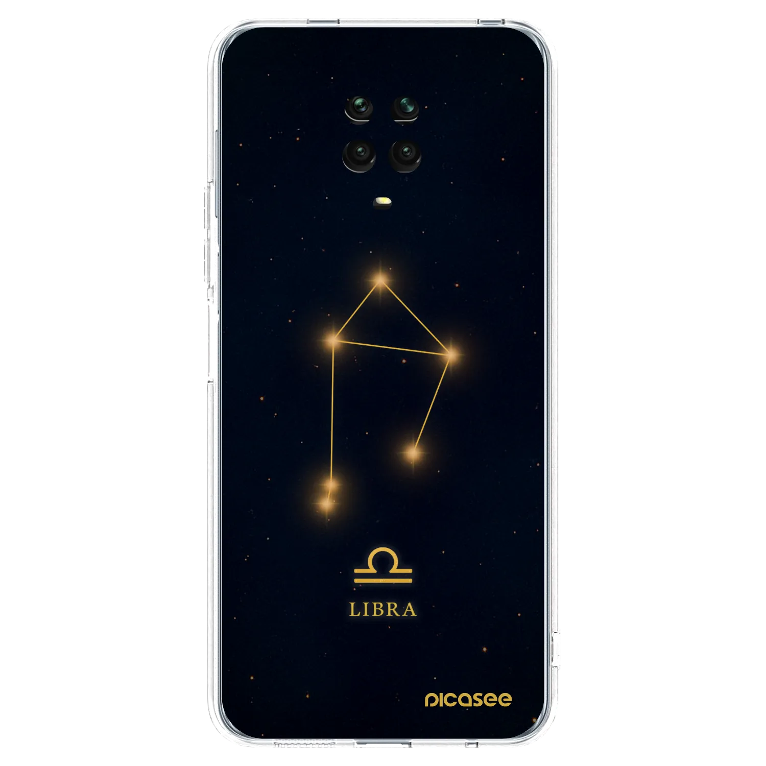 Picasee átlátszó szilikon tok az alábbi mobiltelefonokra Xiaomi Redmi Note 9S - LIBRA
