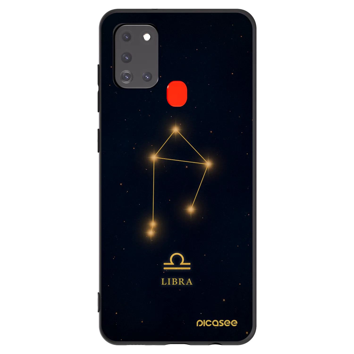 Picasee fekete szilikon tok az alábbi mobiltelefonokra Samsung Galaxy A21s - LIBRA