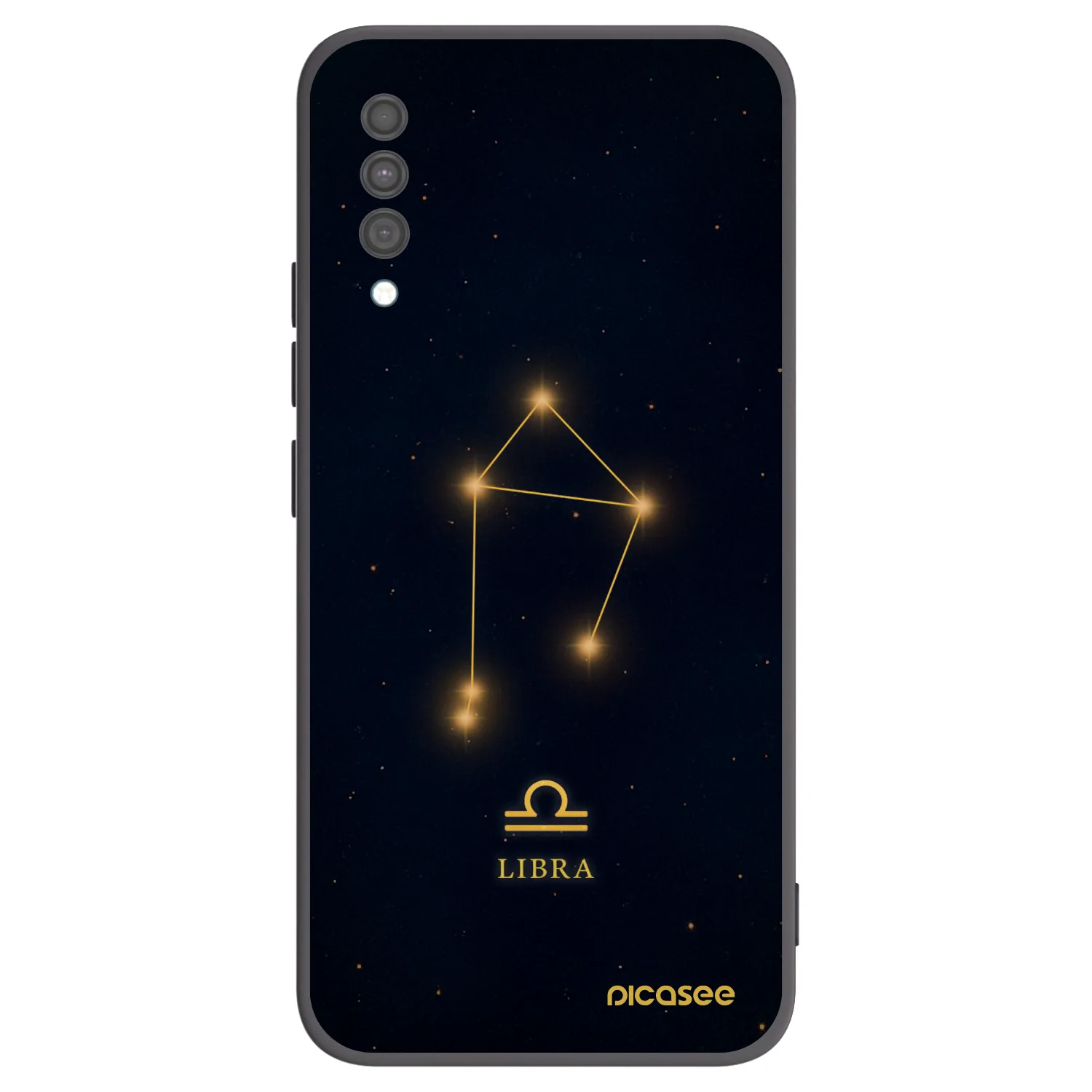 Picasee fekete szilikon tok az alábbi mobiltelefonokra Samsung Galaxy A30s A307F - LIBRA