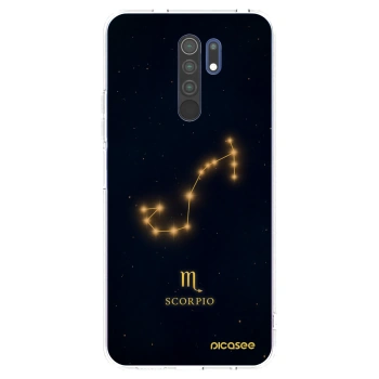 Picasee átlátszó szilikon tok az alábbi mobiltelefonokra Xiaomi Redmi 9 - SCORPIO