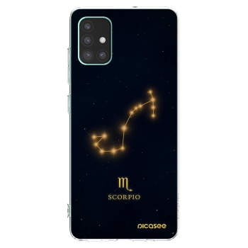 Picasee átlátszó szilikon tok az alábbi mobiltelefonokra Samsung Galaxy M51 M515F - SCORPIO