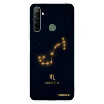 Picasee átlátszó szilikon tok az alábbi mobiltelefonokra Realme 6i - SCORPIO