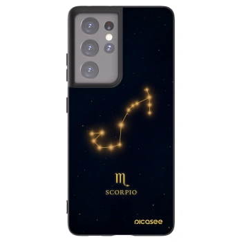 Picasee fekete szilikon tok az alábbi mobiltelefonokra Samsung Galaxy S21 Ultra 5G G998B - SCORPIO