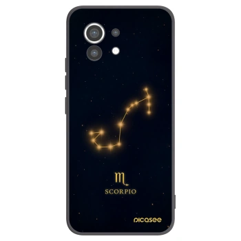 Picasee fekete szilikon tok az alábbi mobiltelefonokra Xiaomi Mi 11 - SCORPIO