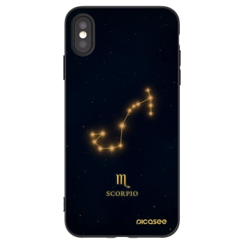 Picasee fekete szilikon tok az alábbi mobiltelefonokra Apple iPhone XS Max - SCORPIO