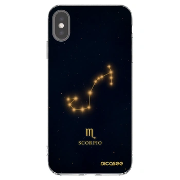 Picasee átlátszó szilikon tok az alábbi mobiltelefonokra Apple iPhone XS Max - SCORPIO