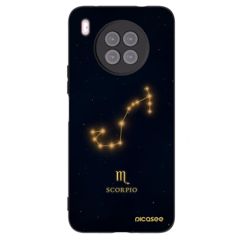 Picasee fekete szilikon tok az alábbi mobiltelefonokra Huawei Nova 8i - SCORPIO