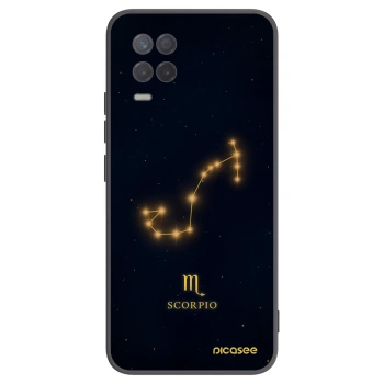 Picasee fekete szilikon tok az alábbi mobiltelefonokra Realme 8 5G - SCORPIO