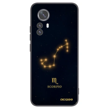 Picasee fekete szilikon tok az alábbi mobiltelefonokra Xiaomi 12 Pro - SCORPIO