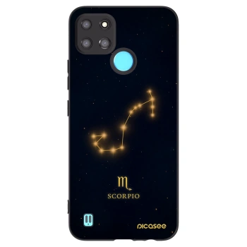 Picasee fekete szilikon tok az alábbi mobiltelefonokra Realme C21Y - SCORPIO
