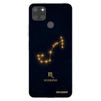 Picasee átlátszó szilikon tok az alábbi mobiltelefonokra Realme C21Y - SCORPIO