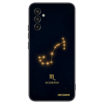 Picasee fekete szilikon tok az alábbi mobiltelefonokra Samsung Galaxy M13 M135F - SCORPIO