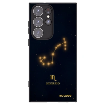 Picasee fekete szilikon tok az alábbi mobiltelefonokra Samsung Galaxy S23 Ultra 5G - SCORPIO
