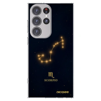 Picasee átlátszó szilikon tok az alábbi mobiltelefonokra Samsung Galaxy S23 Ultra 5G - SCORPIO