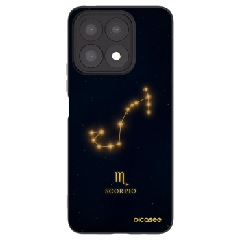 Picasee fekete szilikon tok az alábbi mobiltelefonokra Honor X8a - SCORPIO