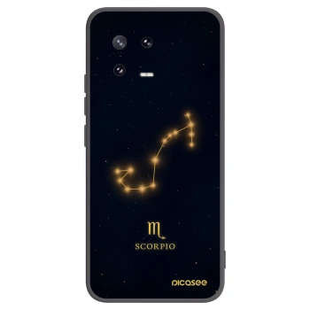 Picasee fekete szilikon tok az alábbi mobiltelefonokra Xiaomi 13 Pro - SCORPIO