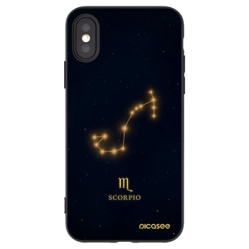 Picasee fekete szilikon tok az alábbi mobiltelefonokra Apple iPhone X/XS - SCORPIO