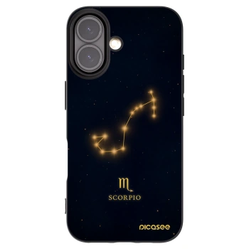Picasee fekete szilikon tok az alábbi mobiltelefonokra Apple iPhone 16 - SCORPIO