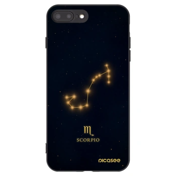 Picasee fekete szilikon tok az alábbi mobiltelefonokra Apple iPhone 8 Plus - SCORPIO