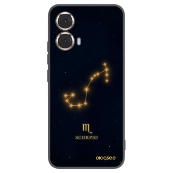 Picasee fekete szilikon tok az alábbi mobiltelefonokra Motorola Moto G85 - SCORPIO