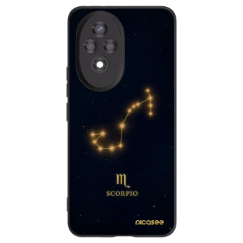 Picasee fekete szilikon tok az alábbi mobiltelefonokra Honor 200 Pro 5G - SCORPIO