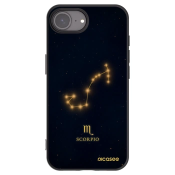 Picasee fekete szilikon tok az alábbi mobiltelefonokra Apple iPhone 16e - SCORPIO