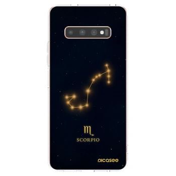 Picasee átlátszó szilikon tok az alábbi mobiltelefonokra Samsung Galaxy S10 Plus G975 - SCORPIO
