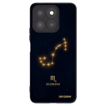 Picasee fekete szilikon tok az alábbi mobiltelefonokra Honor X8c - SCORPIO