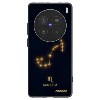 Picasee fekete szilikon tok az alábbi mobiltelefonokra Vivo X200 Pro - SCORPIO