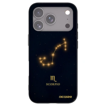 Picasee fekete szilikon tok az alábbi mobiltelefonokra Apple iPhone 17 Pro - SCORPIO