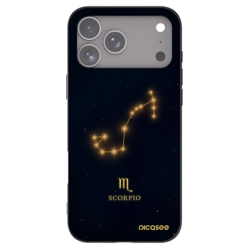 Picasee fekete szilikon tok az alábbi mobiltelefonokra Apple iPhone 17 Pro Max - SCORPIO