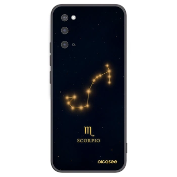 Picasee fekete szilikon tok az alábbi mobiltelefonokra Samsung Galaxy S20 G980F - SCORPIO