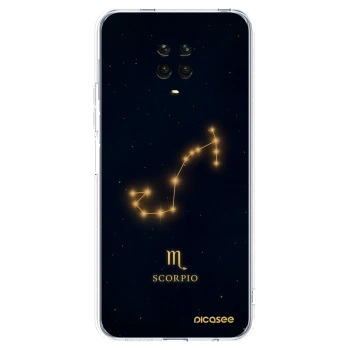 Picasee átlátszó szilikon tok az alábbi mobiltelefonokra Xiaomi Redmi Note 9 Pro - SCORPIO