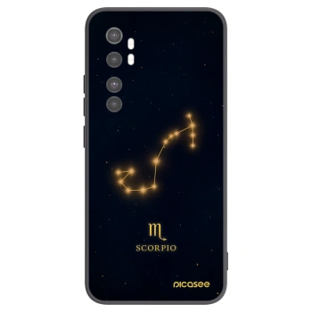 Picasee fekete szilikon tok az alábbi mobiltelefonokra Xiaomi Mi Note 10 Lite - SCORPIO