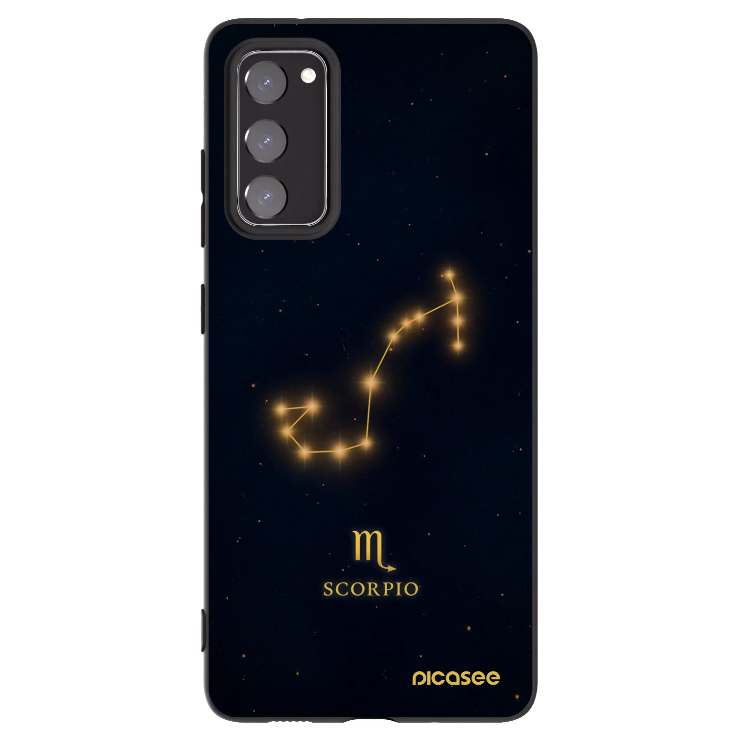 Picasee fekete szilikon tok az alábbi mobiltelefonokra Samsung Galaxy S20 FE - SCORPIO