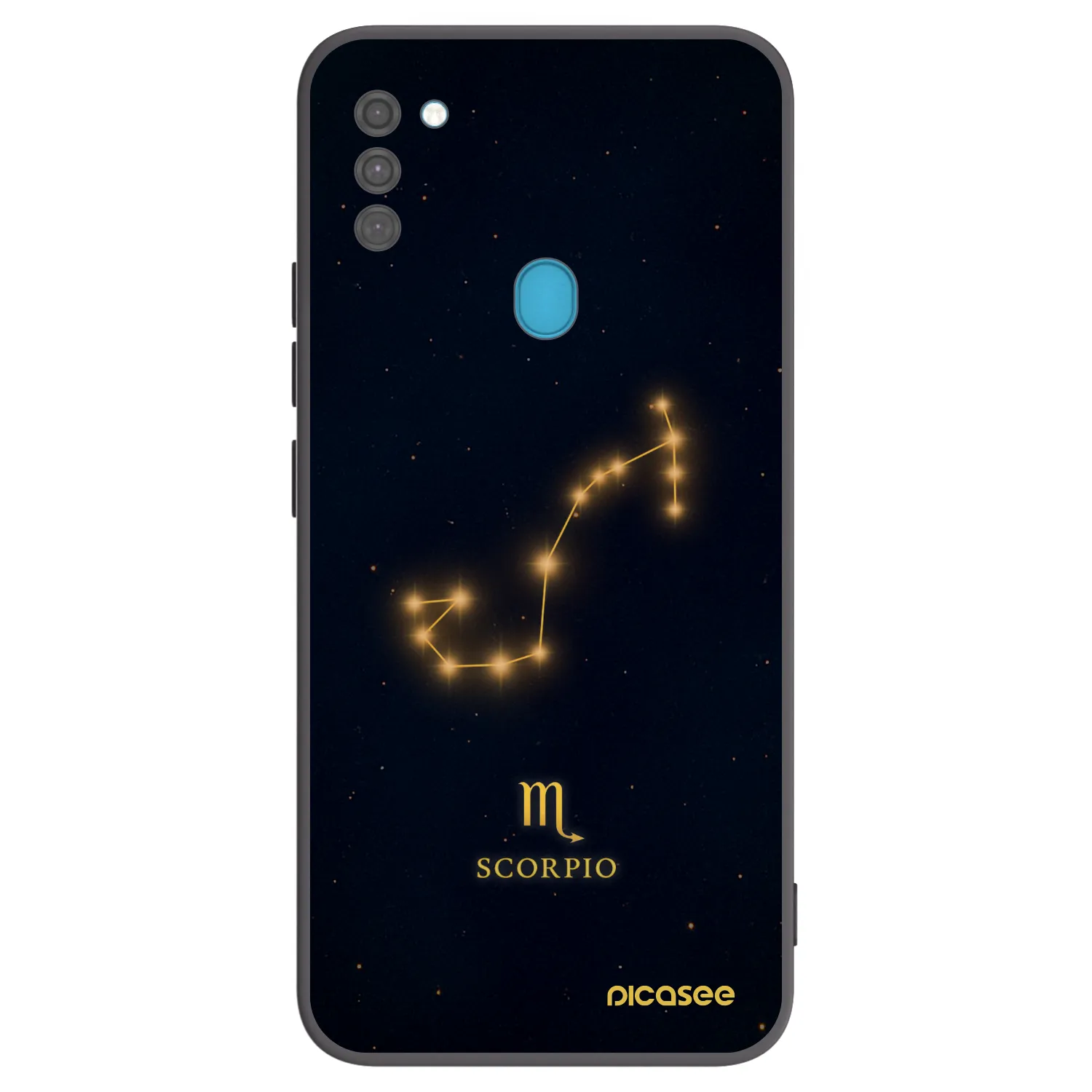 Picasee fekete szilikon tok az alábbi mobiltelefonokra Samsung Galaxy M11 - SCORPIO