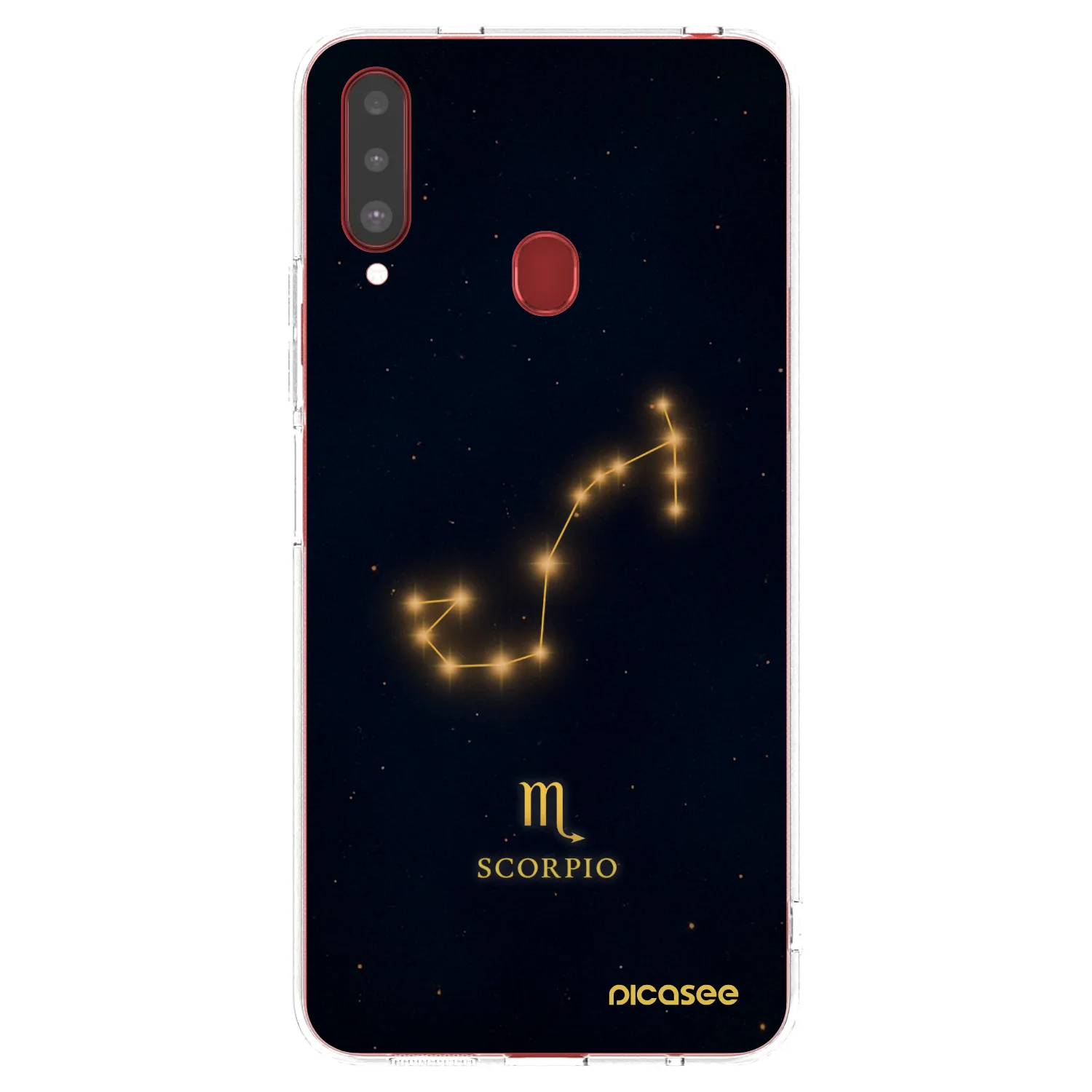 Picasee átlátszó szilikon tok az alábbi mobiltelefonokra Samsung Galaxy A20s - SCORPIO