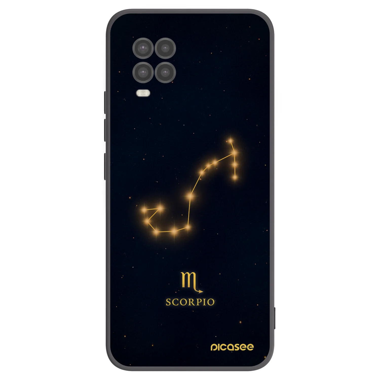 Picasee fekete szilikon tok az alábbi mobiltelefonokra Xiaomi Mi 10 Lite - SCORPIO