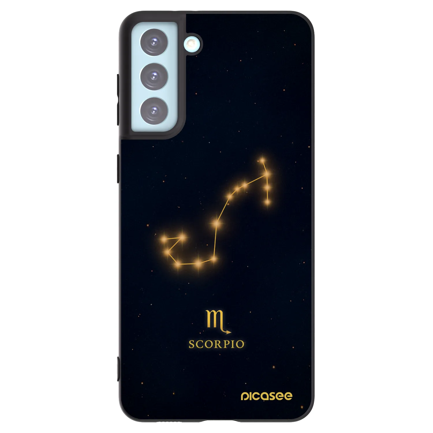 Picasee fekete szilikon tok az alábbi mobiltelefonokra Samsung Galaxy S21+ 5G G996F - SCORPIO