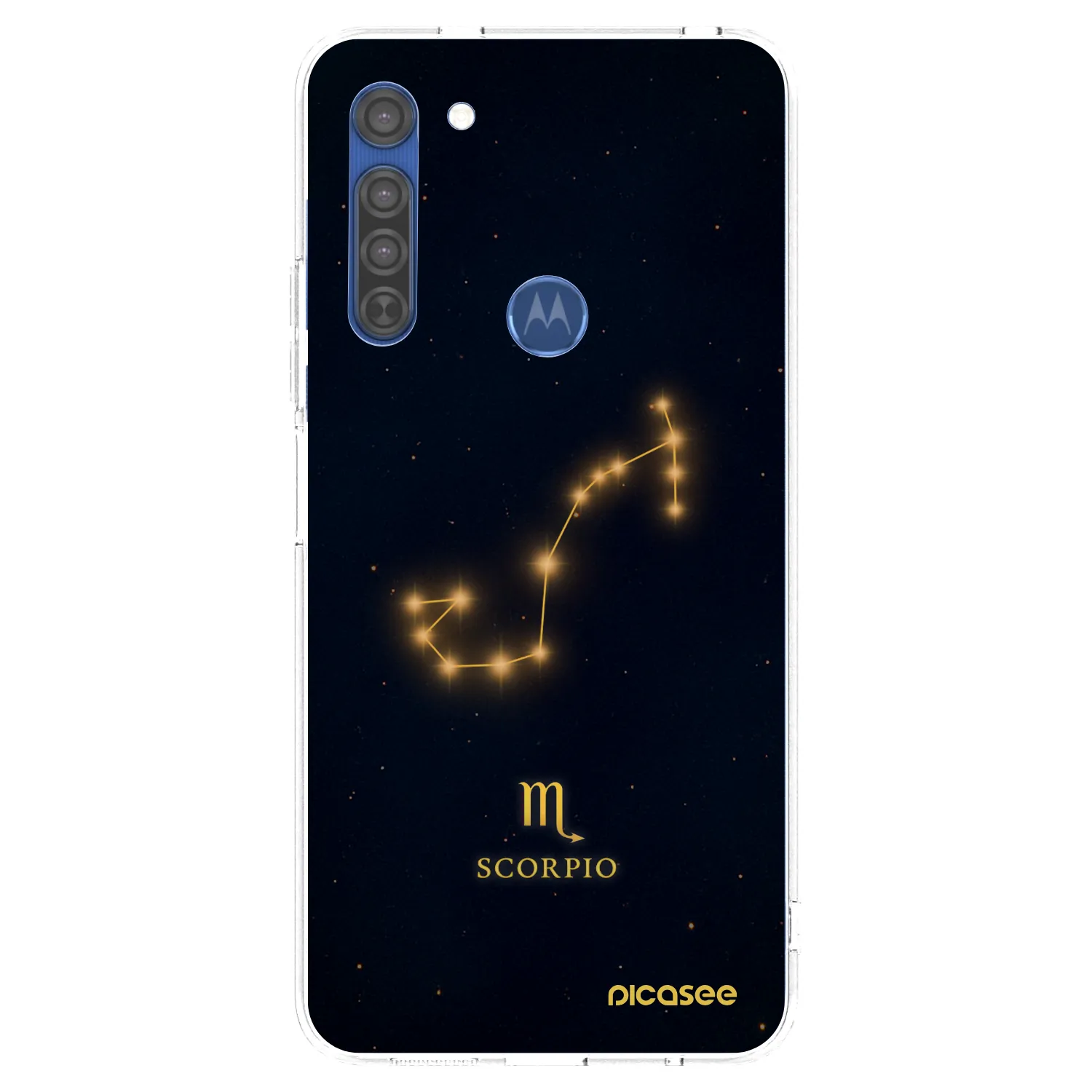 Picasee átlátszó szilikon tok az alábbi mobiltelefonokra Motorola Moto G8 - SCORPIO