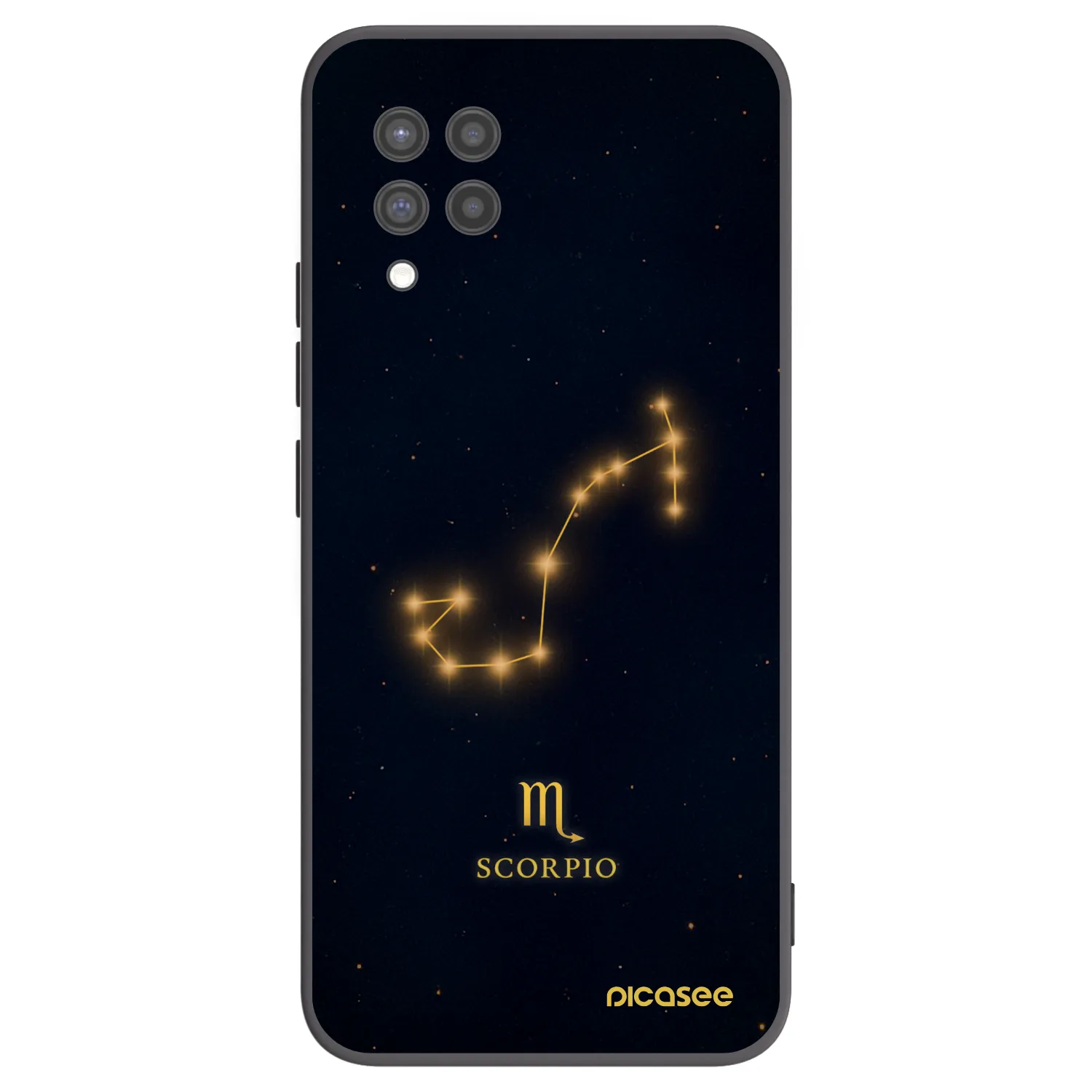 Picasee fekete szilikon tok az alábbi mobiltelefonokra Samsung Galaxy A42 A426B - SCORPIO