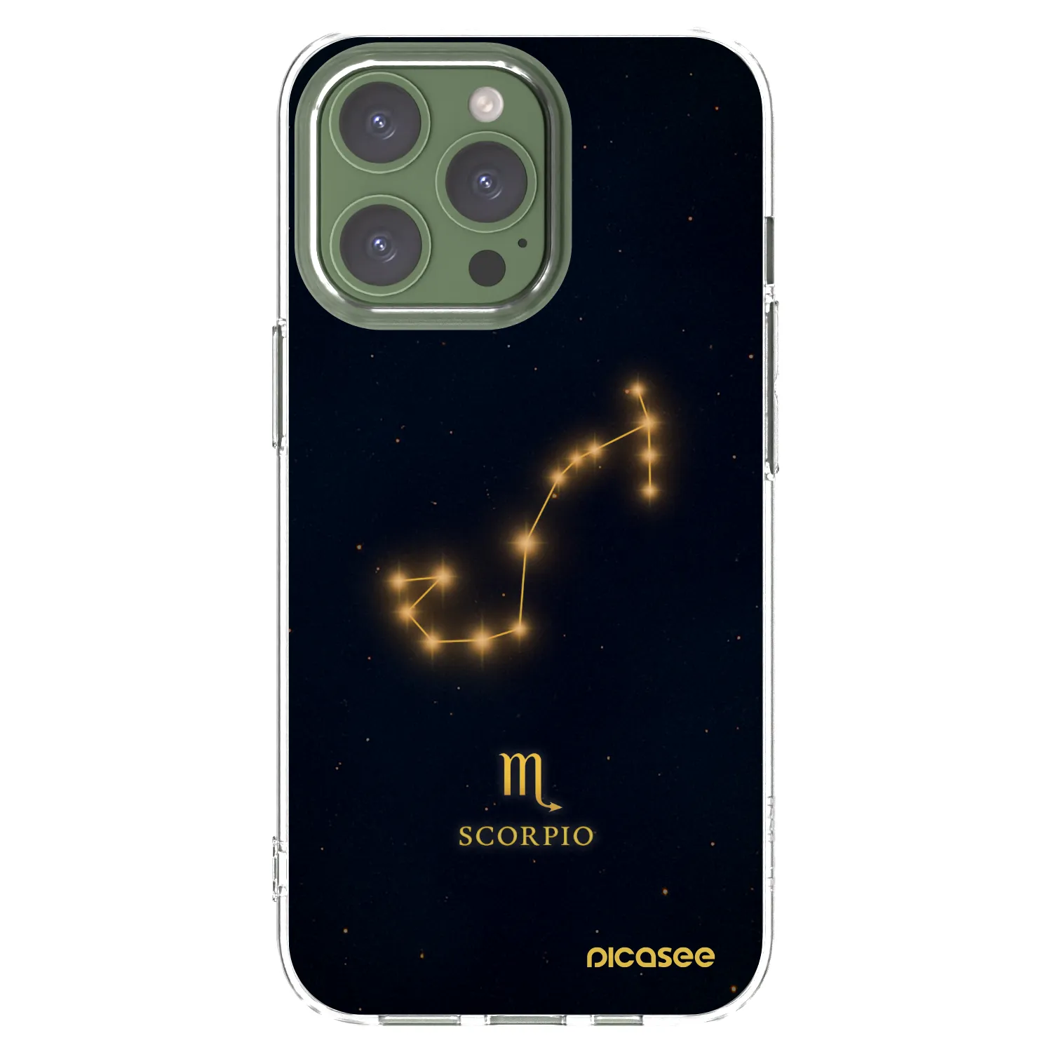 Picasee átlátszó szilikon tok az alábbi mobiltelefonokra Apple iPhone 13 Pro - SCORPIO